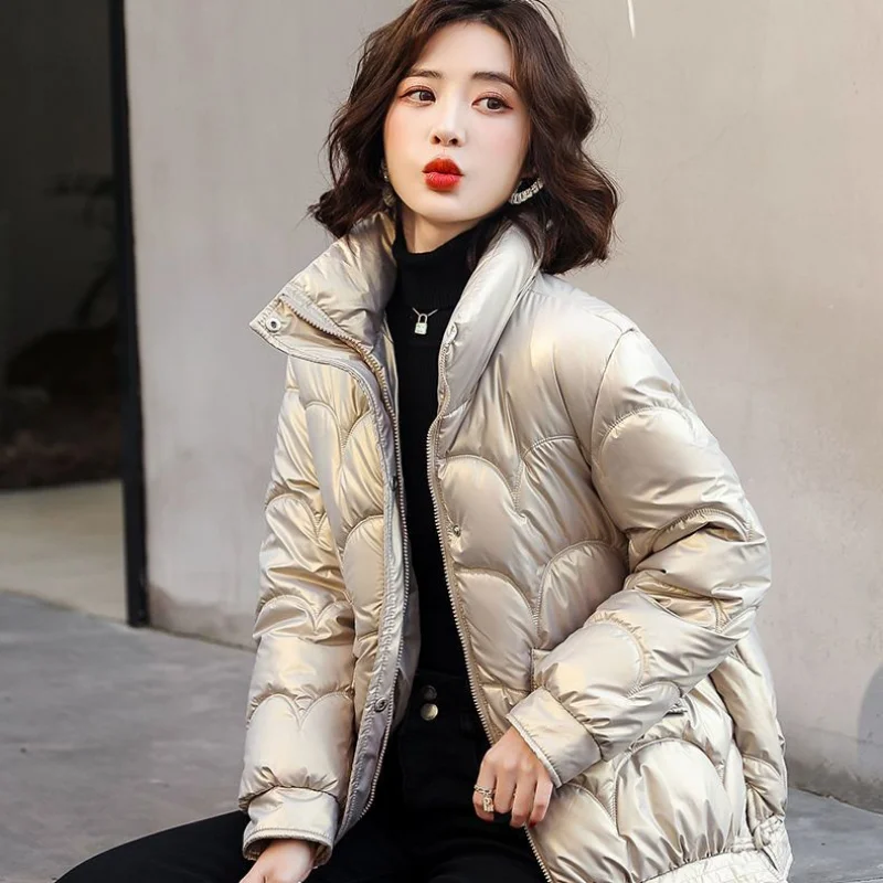 2023 New Black Women Cotton Coat Short Clean Cotton Coat Women Winter Jacket Winter Clothes Women 2023 Fashion Coats