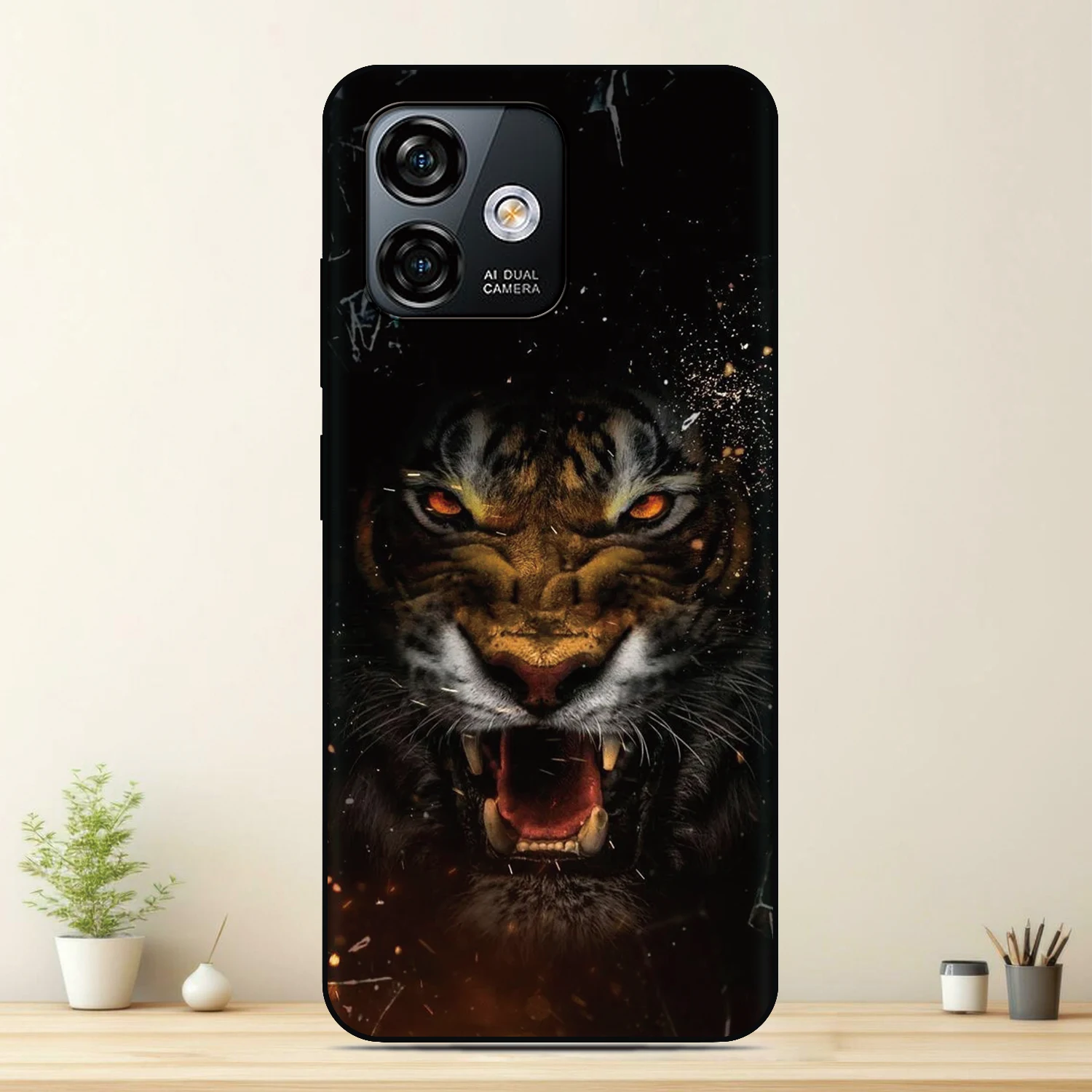 Tiger Animal Phone Case For Nokia C32 G42 6.2 7.2 G21 C21 C01 G11 Plus C12 C31 C02 G22 G20 G10 C10 C20 8 C3 Custom Image Cover view 3