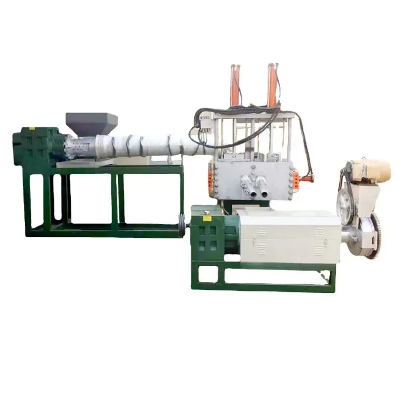 Air Cooling Plastic Film Recycles Granule Raw Material Machine Plastic Film Squeeze Drying Granulator Machine