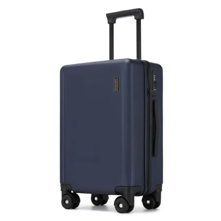 

20 Inch Carry-on Luggage, 22x14x9 Airline Approved, Hard Shell Small Rolling Suitcase with Spinner Wheels TSA Approved for Trav