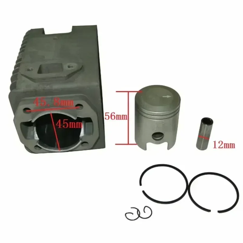 

Cylinder Piston kit 45mm For Wacker WM80 BH22 BH23 BH55 Breakers BS30 BS45Y BS52Y BS60Y BS65Y BS50-2 BS60-2 BS600 BS650 BS70-2