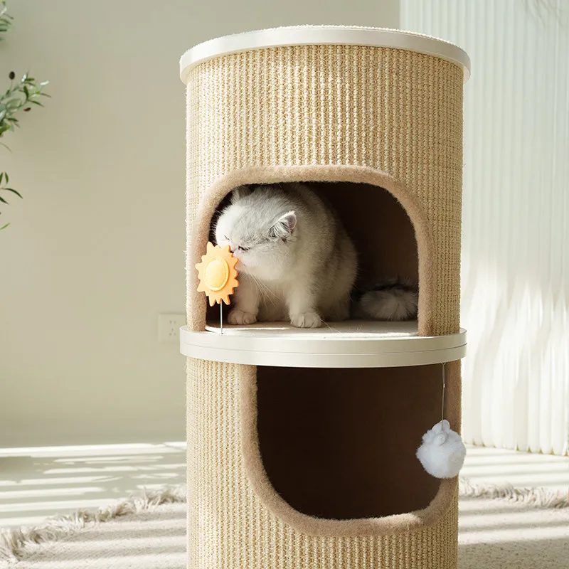 Around The Tree Hole, Double Cat Nest, Scratching Bucket, Climbing Frame