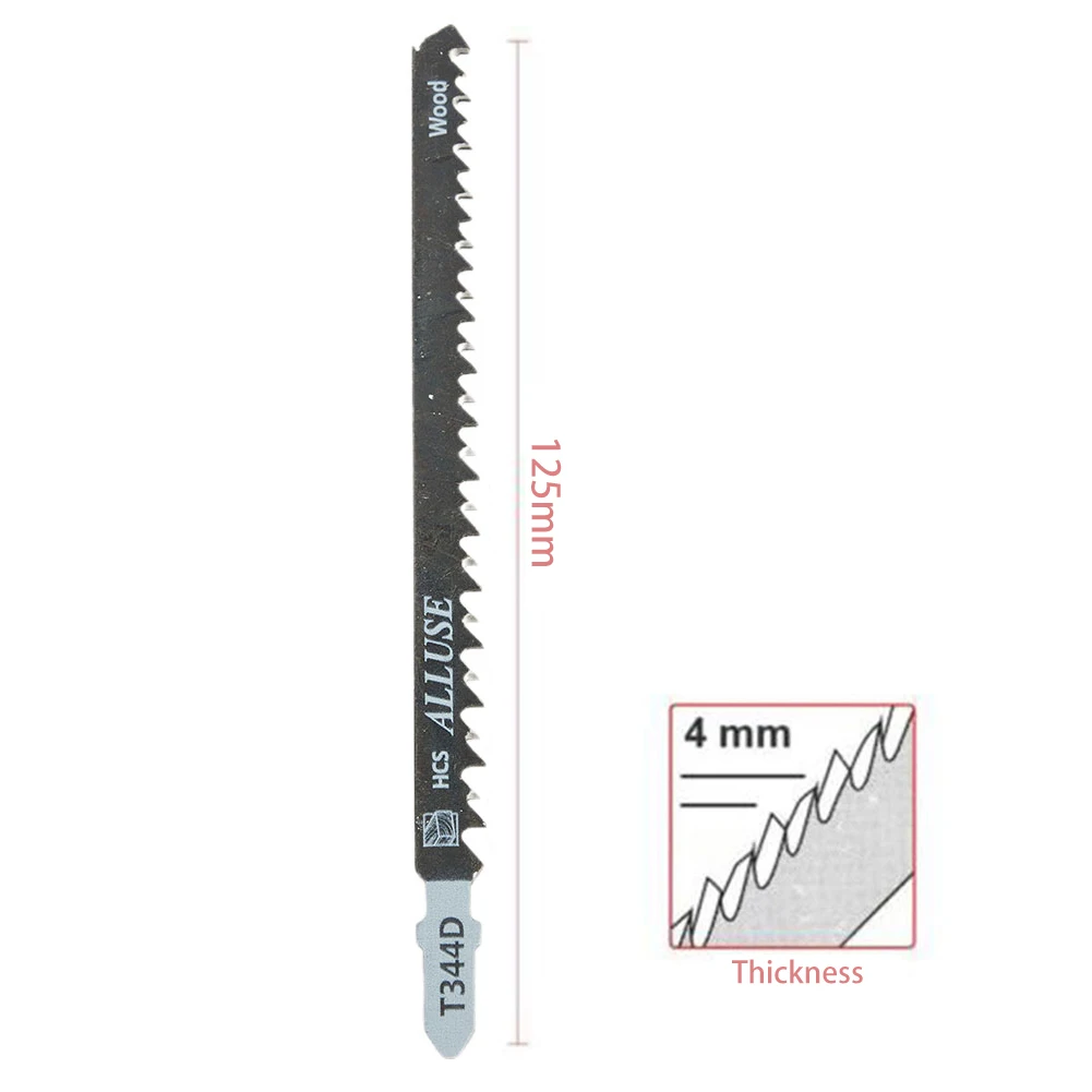 5PACK Jigsaw Blade Cutting Tools For Wood Sheet Panels Extra Long 6T T344D TOP 152mm Woodworking Tool For Fast Straight Cutting
