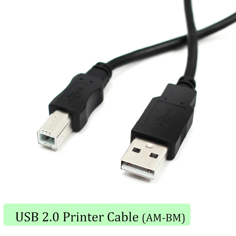

USB2.0 Printer Cable USB to USB Cable for Printer High Speed UA to UB Male to Male data sync for 3d label printer lenovo