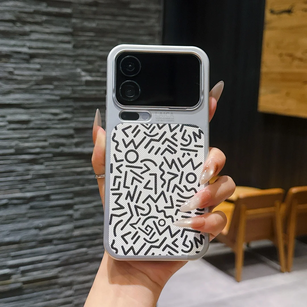 

For Xiaomi 17 Pro Max Case Protective graffiti Pattern Magsafe Mobile Phone Back Cover