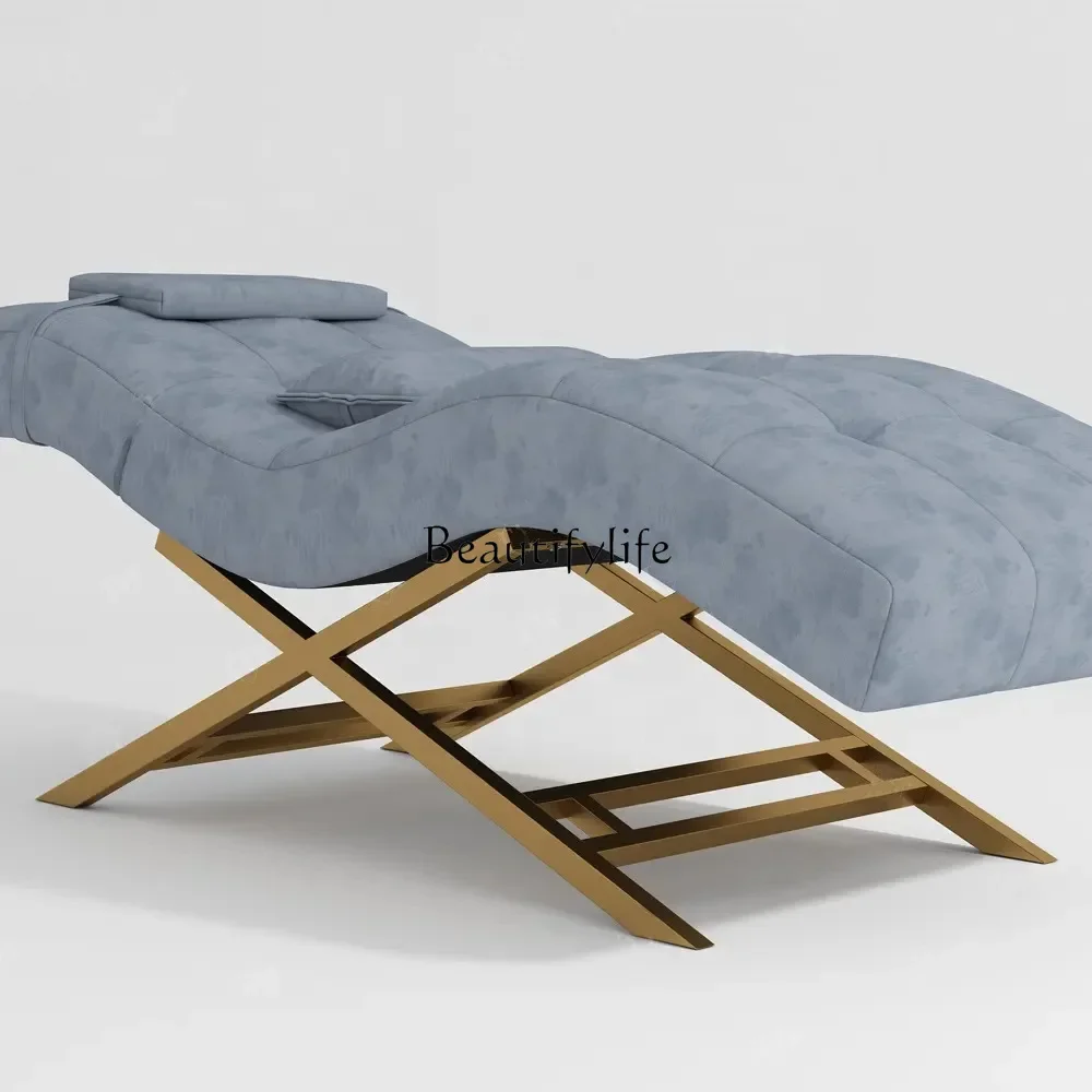 

03.Cross-border beauty bed Beauty salon special spa massage curved S-shaped eyelash bed