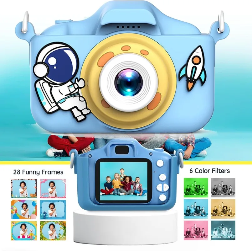 CKids Camera Toys Toddler Digital Camera for Boys Girls, Selfie 1080P HD Video Camera  32GB TF Card,Kids Birthday Gifts for Kids