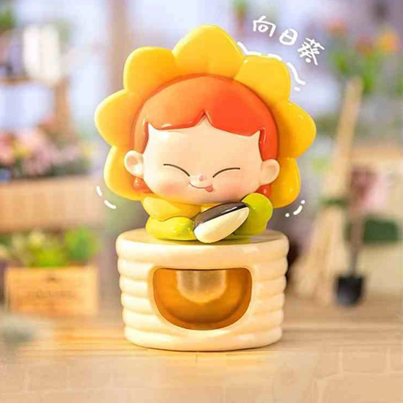 Toycity Mika Planting Diary Series Blind Box Cute Anime Action Figure Mystery Surprise boxes Desktop Decoration Kids Toys Gift