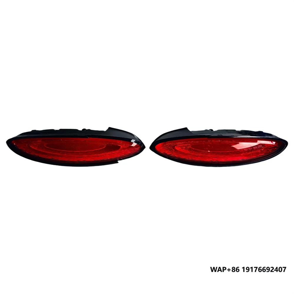 New Taillights Brake Lights forBentley Continental GT Rear Bumper Backup Lights Red Lens Black Border Turn Signal Stop Warning