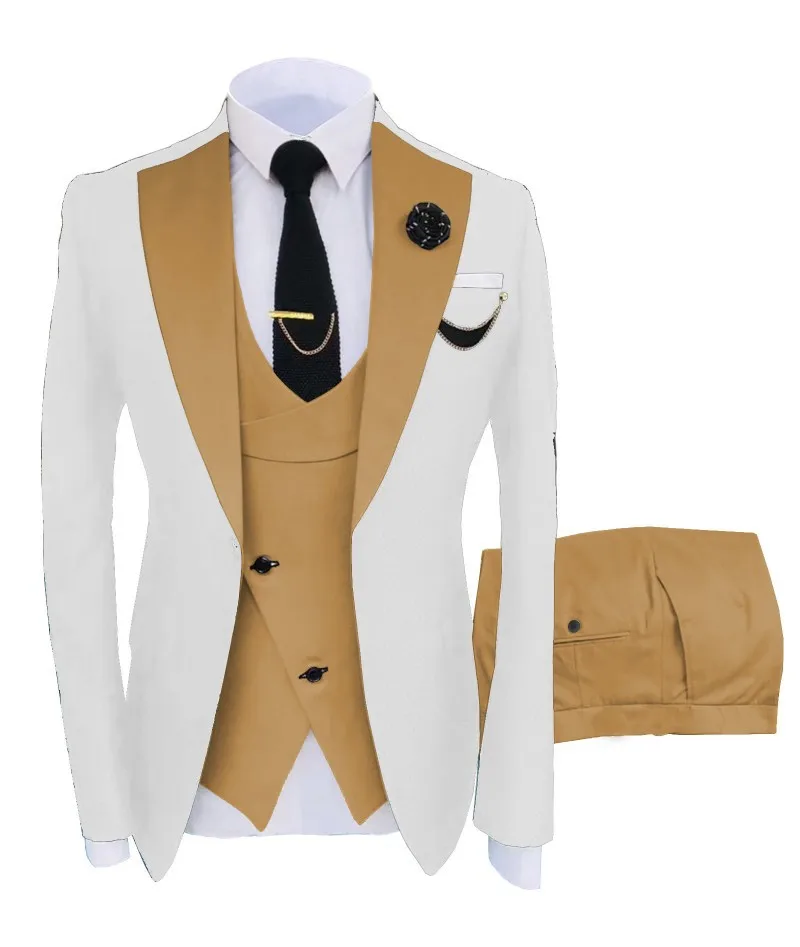 

G145 Men's three-piece suit business banquet host clothing