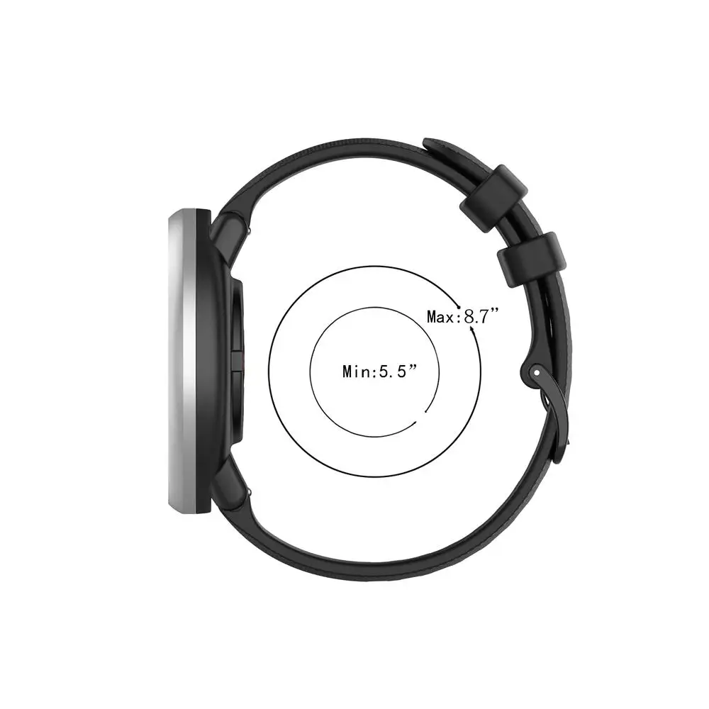 Pulseira de silicone original para Garmin, acessórios de relógio, pulseira impermeável para Garmin Vivoactive 5, 4, 4S, Forerunner 265S, 255S, 255S