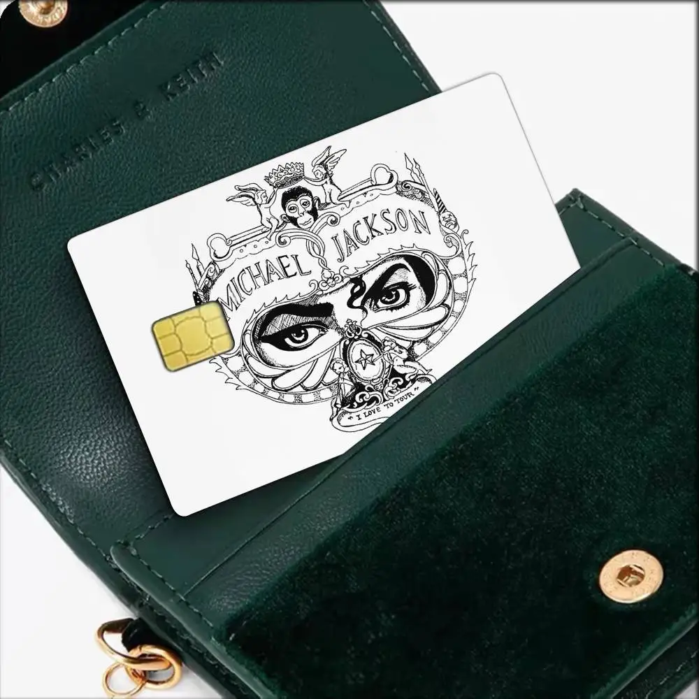 Legend M-Michael J-Jacksons Waterproof Film Skin Cover Credit Card Stickers Debit Front Bank Bus Pass