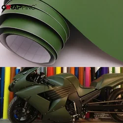 Car Matte Army Green Film Waterproof PVC Universal Decoration Stickers for Auto Motorcycle Body Styling Wrap Films DIY Decor