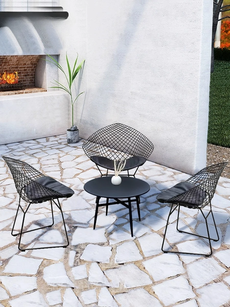 

Creative balcony and designer outdoor courtyard waterproof and sunscreen leisure small and combination w