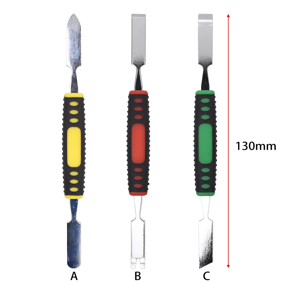 Hot 3 In 1 Metal Spudger Set Tools Repair Opening Pry Tool Kit For Samsung Cell Phone For iPhone iPad 600set/lot