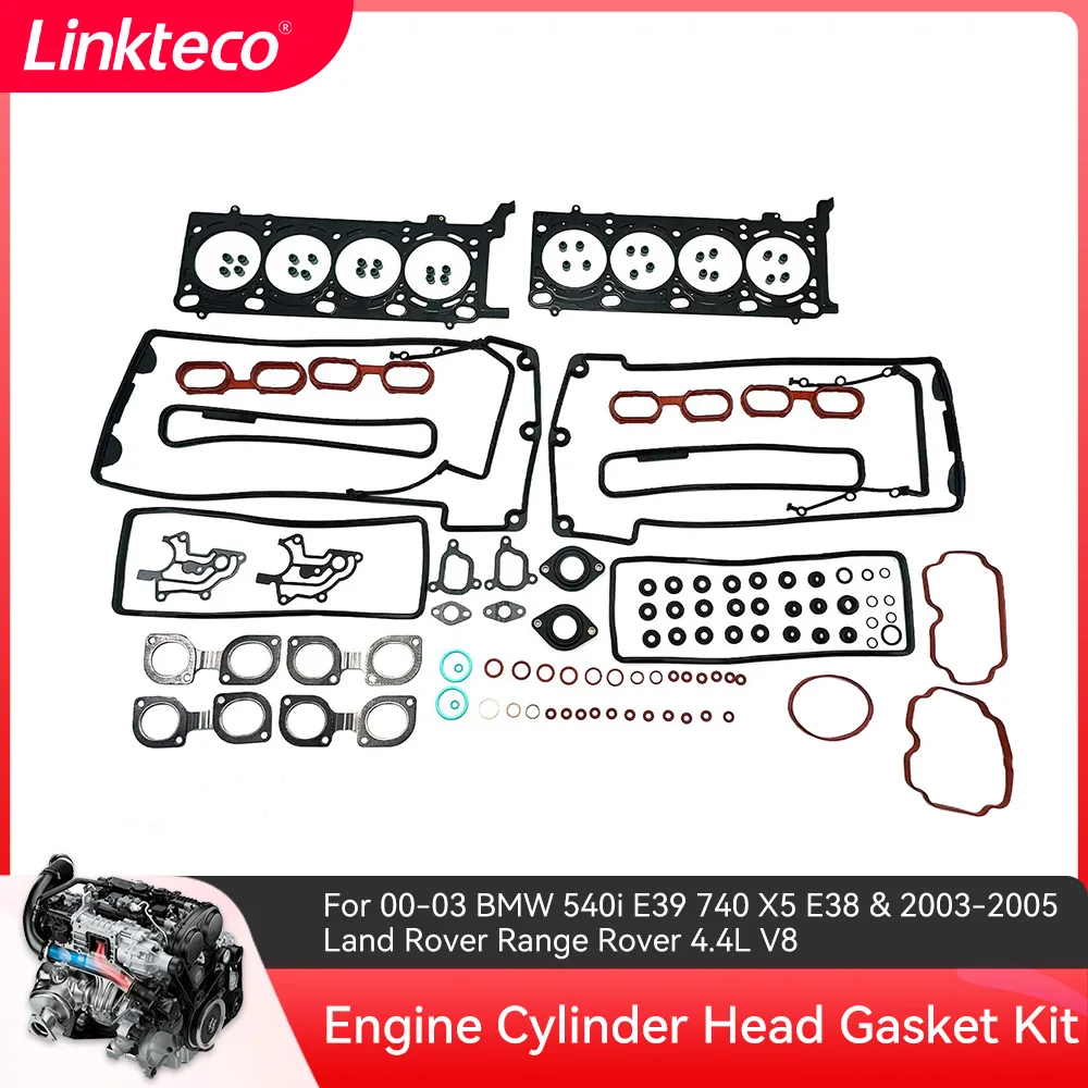 

Demier Engine Cylinder Head Gasket Kit for 00-03 BMW 540i E39 740 X5 E38 & 2003-2005 Land Rover Range Rover 4.4L V8 M62B44