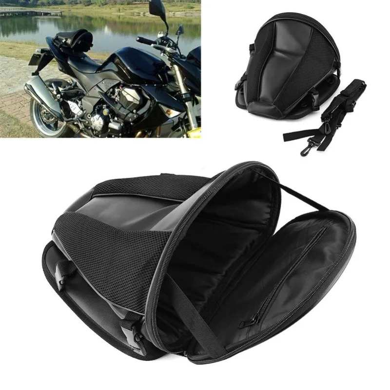 Motorcycle riding fuel tank bag, leather for motorcycle travel, multi-functional