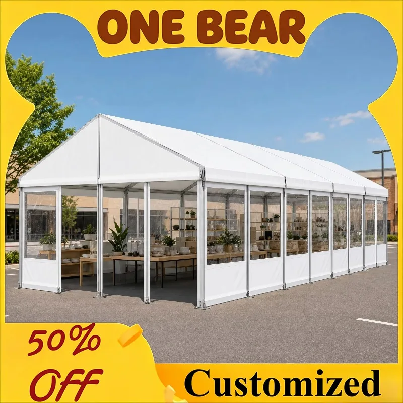Customizable A‑Frame Marquee Tent Aluminum Frame Waterproof PVC Cover Outdoor Shelter For Wedding And Various Event Activities
