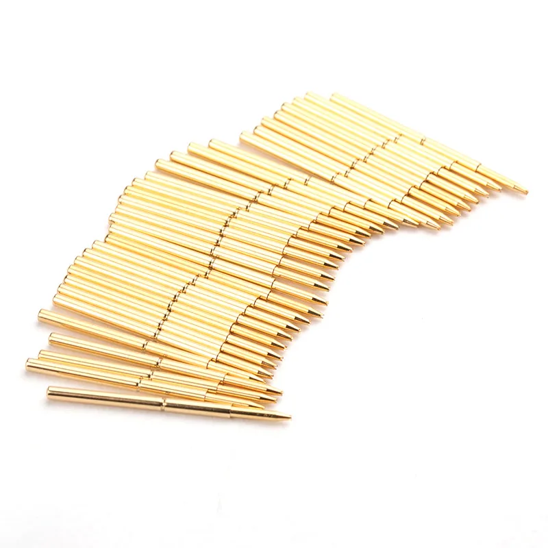 

100pcs/pack Spring Test Needles PA160-F1 Pointed Four-jaw Plum Blossom Head Needle Tube Outer Diameter 1.36mm PCB Probe