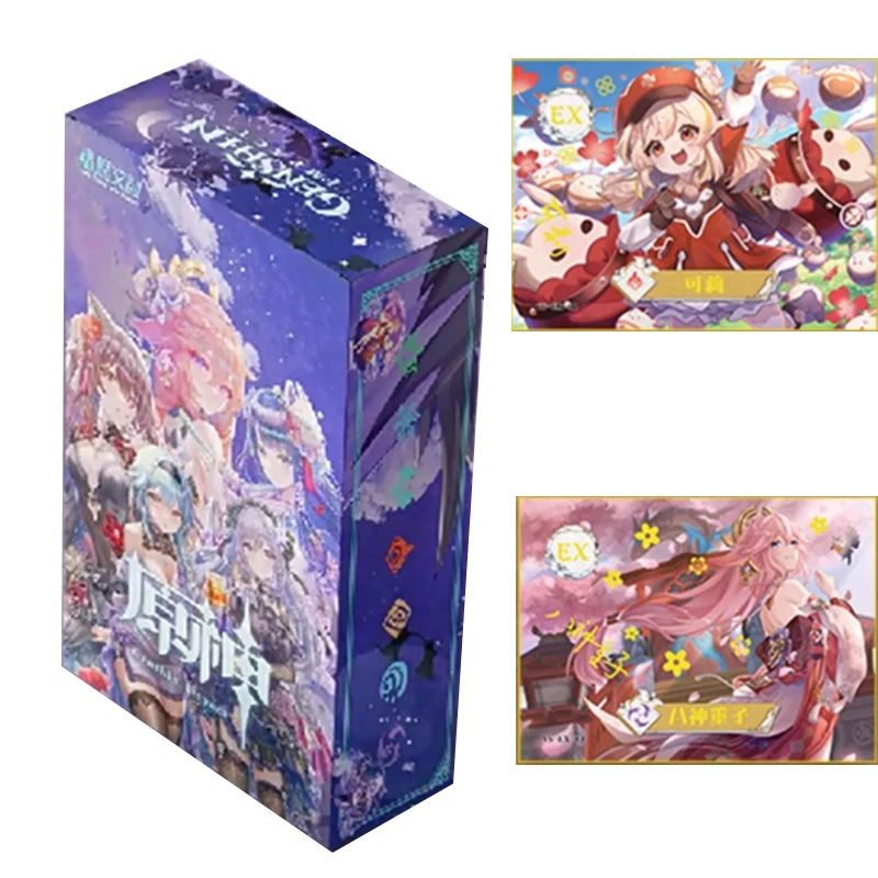 

Genshin Impact TCG Game Trading Collectible Card SSR Booster Packs NO2 Child toy FAST SHIPPING
