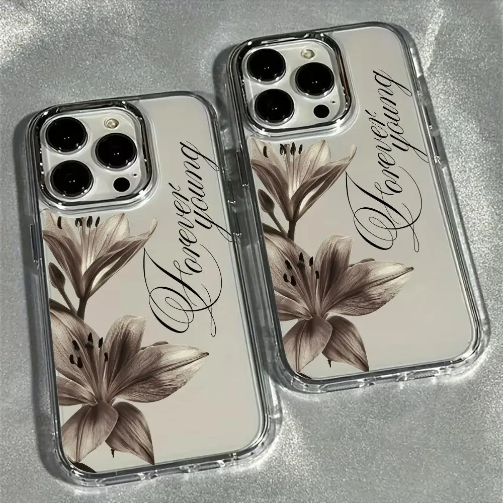 Elegant Lily Phone Case For iphone 15 13 17 16 case 14 11 16 Pro