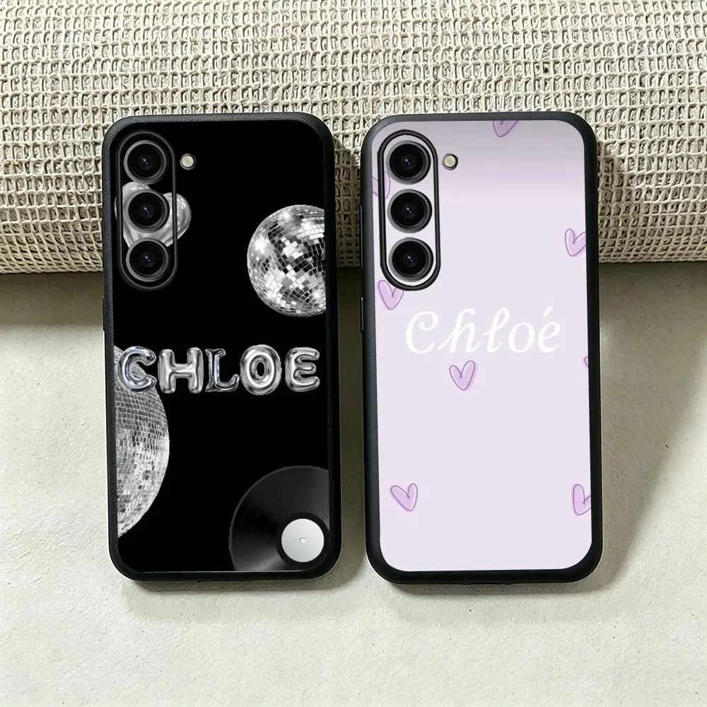 Classic fashion Pattern Phone Case For Samsung Galaxy S26 S25 S24 S23 S22 S21 Plus Ultra Fold A Soft Black