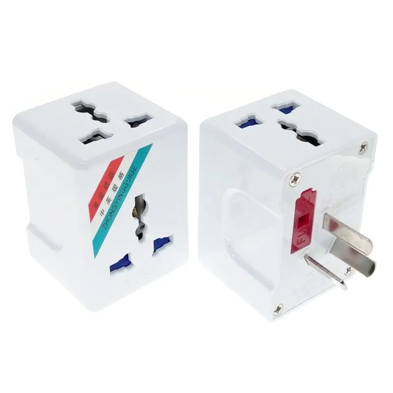 3 IN 1 - Australian New Zealand China Power Outlet Adapter Socket Splitter 10A Fused Masterplug