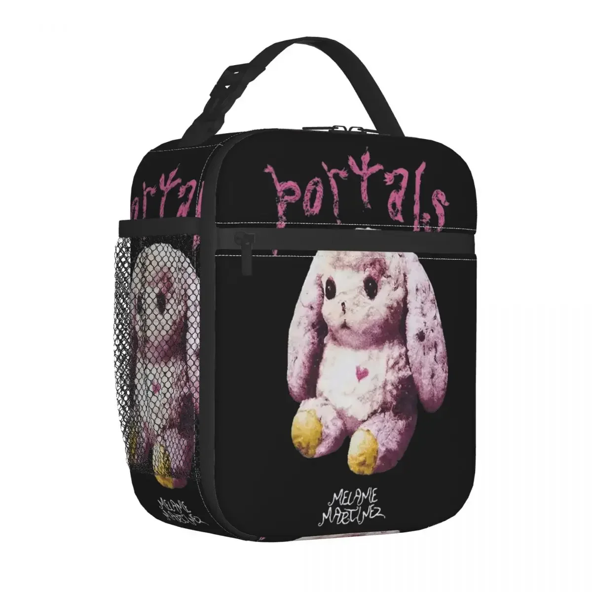 Pink Bunny Melanie Martinez Insulated Lunch Bag High Capacity Lunch Container Cooler Bag Tote Lunch Box Work Travel Girl Boy