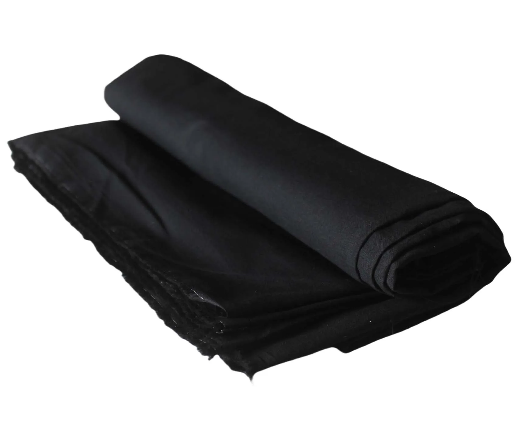 1m/2m 100% Natural Black Cotton  Fabric by The Yard ,Soft Embroidery Quilting Voile Fabric Material for Sewing  Apparel Cloth