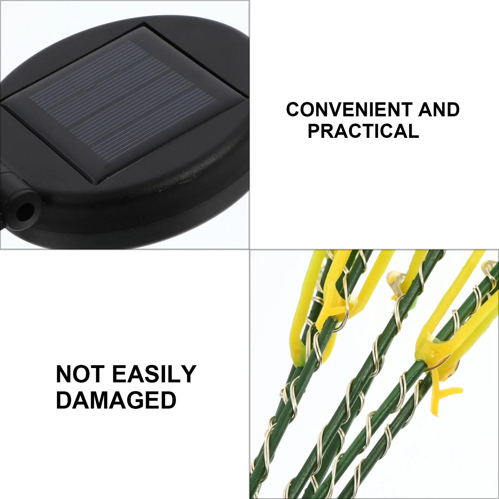 Wheat Shape Solar Light PVC Stainless Steel High Brightness LED Beads Long Life Decorative Lawn Lamp Outdoor Use Christmas