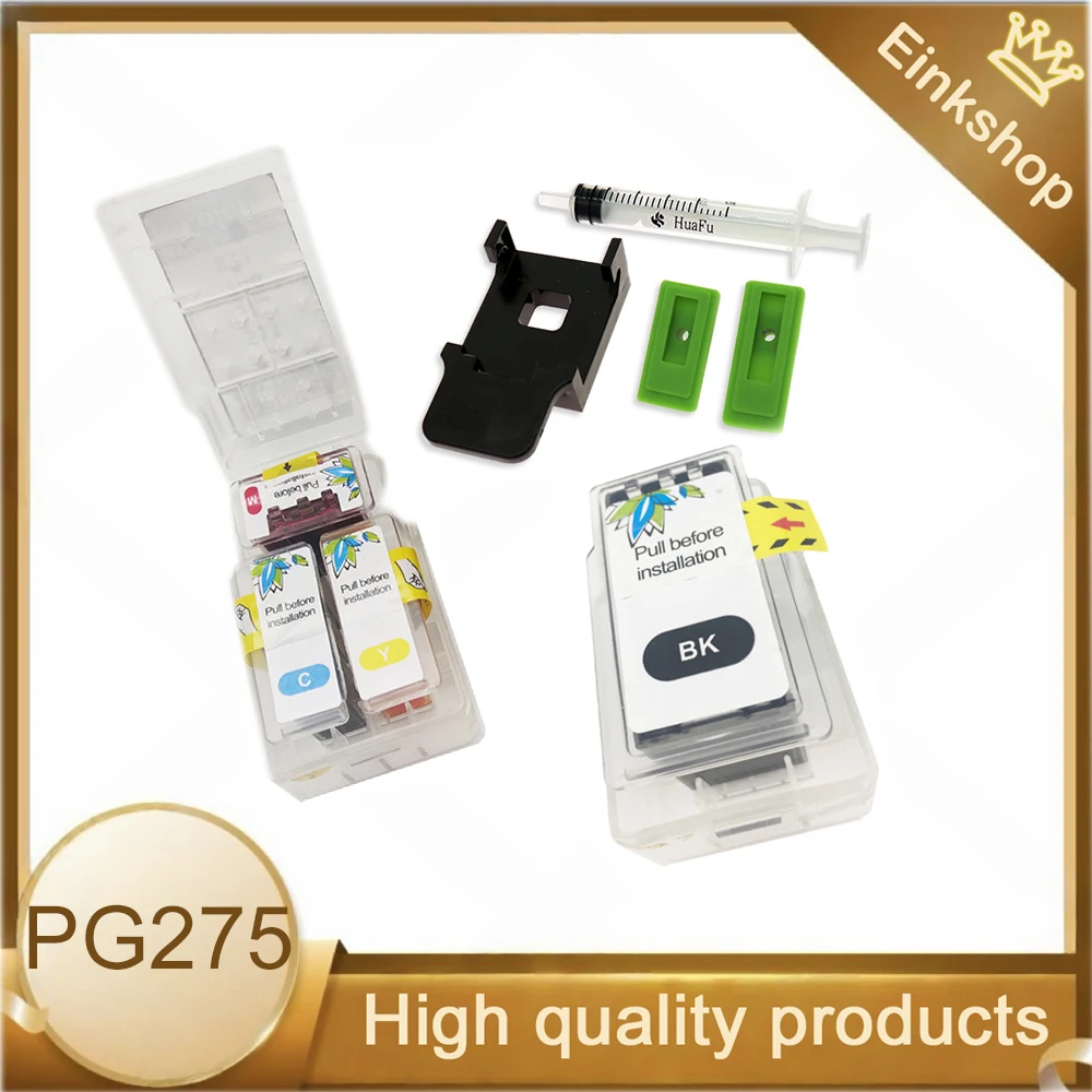 

PG-275 CL-276 For Canon 275XL 276XL PIXMA MP230 PIXMA MP240 Ink Cartridges PG275 CL276PG275 CL276 Smart Cartridge Refill Kit