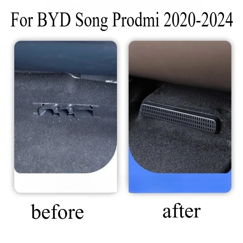 Special Seat Dust Cover Smart Driving Version For BYD Song Prodmi 2020-2024 Rear Air Conditioner Trend Protective Cover Supplies