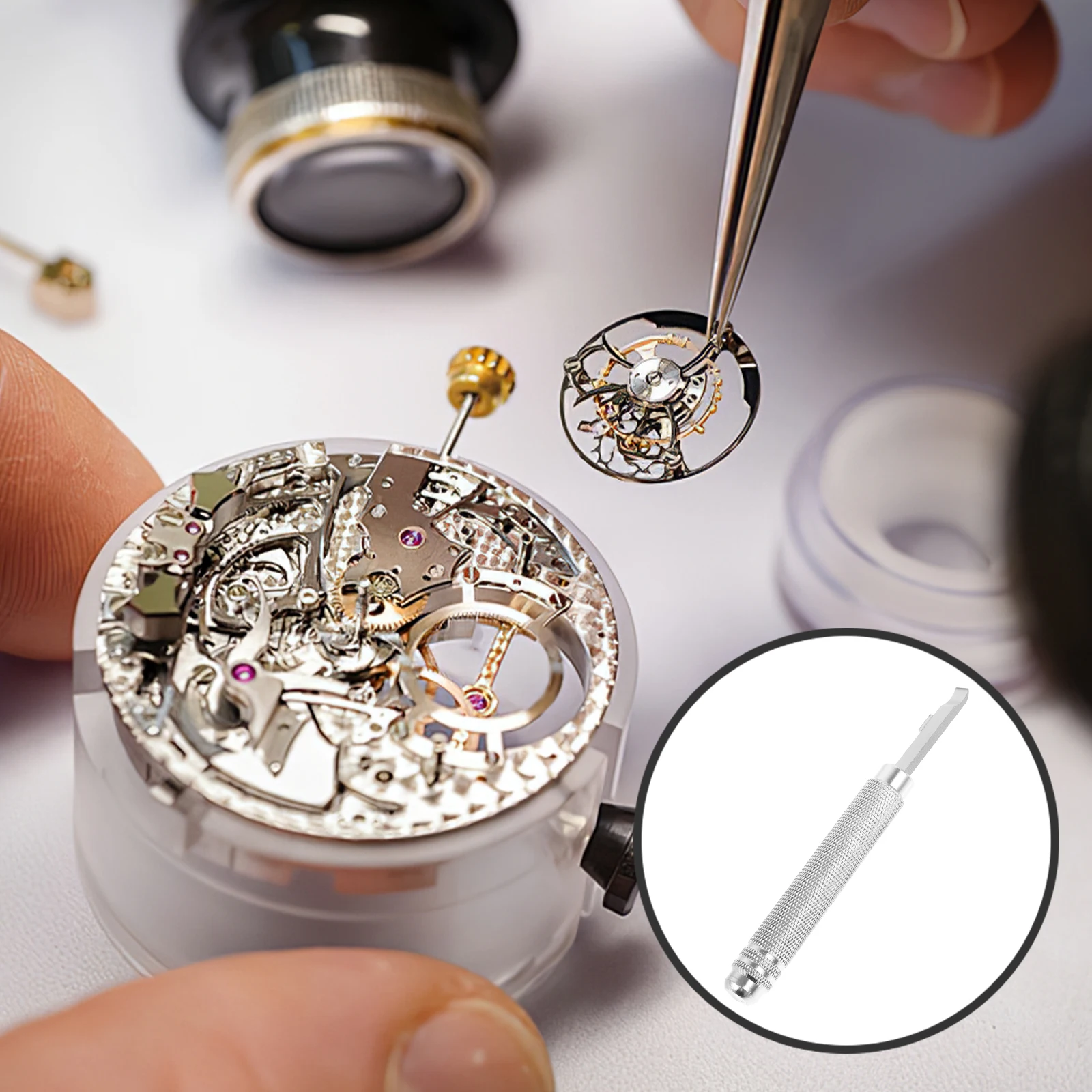 

Multi-Function Watch Back Remover Tool Aluminum Alloy Replacement Watch Repair Kit For Most Watches Case Opener Wrench