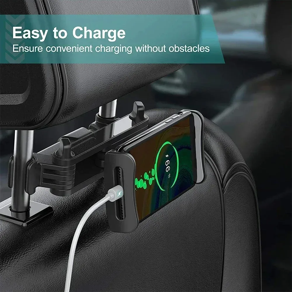Supporto universale per poggiatesta per sedile posteriore per auto per iPad Air 1 2 4-11 pollici rotazione a 360 gradi Mini Tablet PC supporto per telefono per auto
