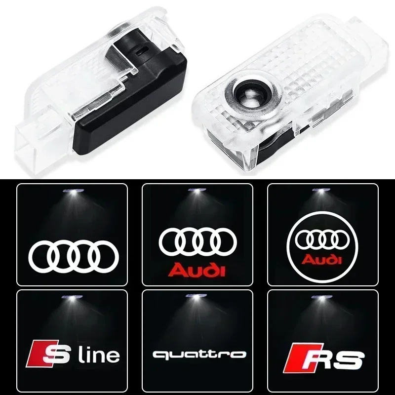 

2pcs Laser Projector Ghost Shadow LED Car Door Welcome Light For Audi S4 S3 S5 S6 S7 S8 RS3 RS4 RS5 RS6 A6L A4L A3 A4 A7 A5 Q3