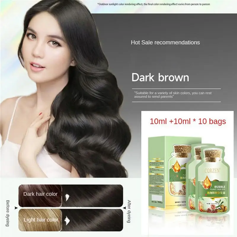 Plant Hair Dye Use Salon-quality Dyes At Home Gentle Unisex Hair Dye Hair Coloring Long-lasting Hair Dye Natural Hair Dye