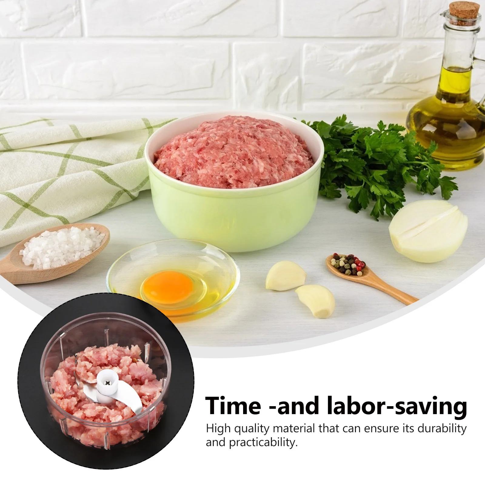 

1Pcs Wireless Electric Garlic Crusher Safe Kitchen Chopper Mashed Garlic Machine Food Mincer Food Crusher