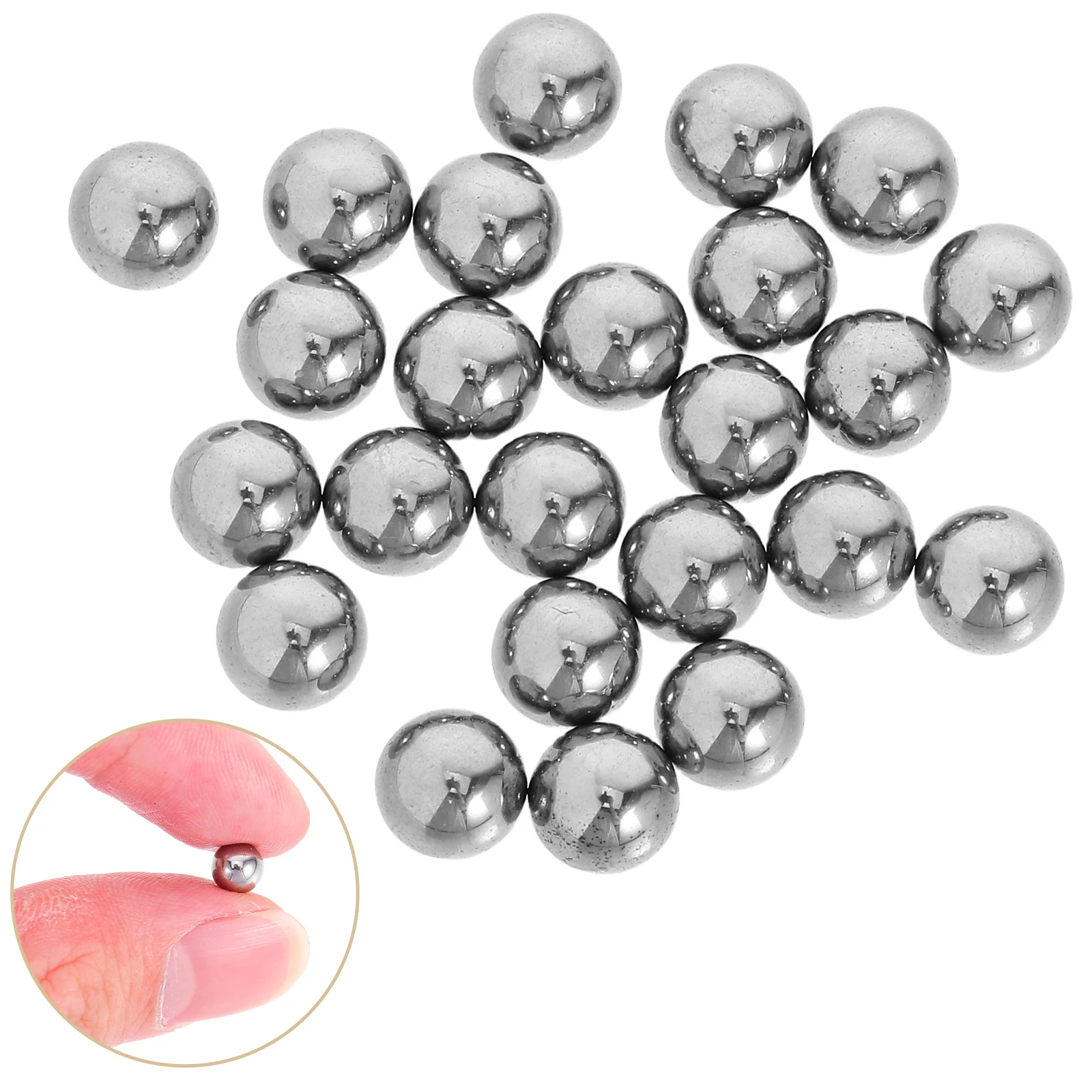 

24pcs Stainless Steel Bearing Balls Replacement Metal Car Automotive Kit Galvanized Steel Ball Paint Mixing Balls High Speed