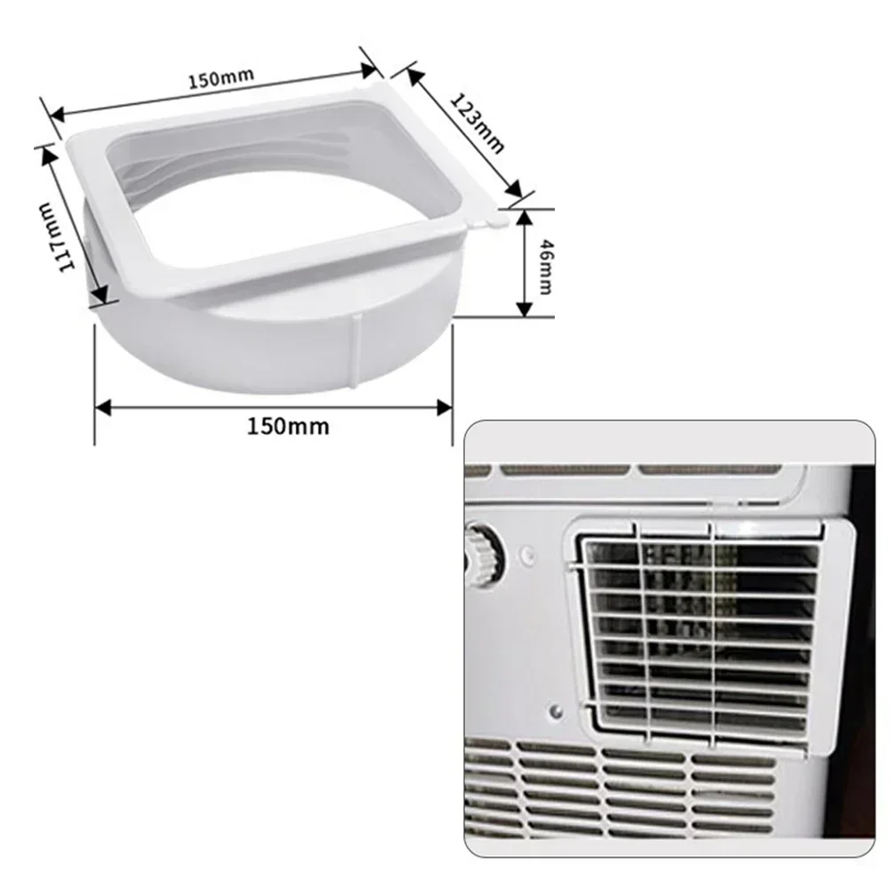 Portable Air Conditioner Adapter Portable AC Hose Connector For Home Cooling Compatible With 15cm Outlet Efficient Airflow