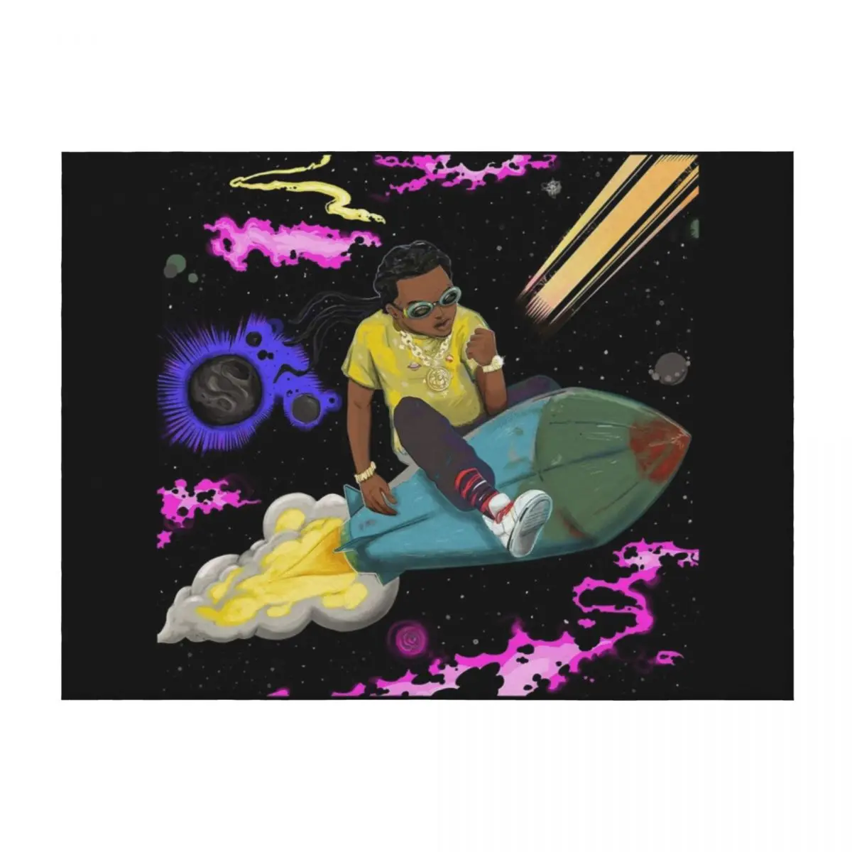 

The Last Rocket Throw Blanket Blankets For Bed Bed linens Sleeping Bag Blankets