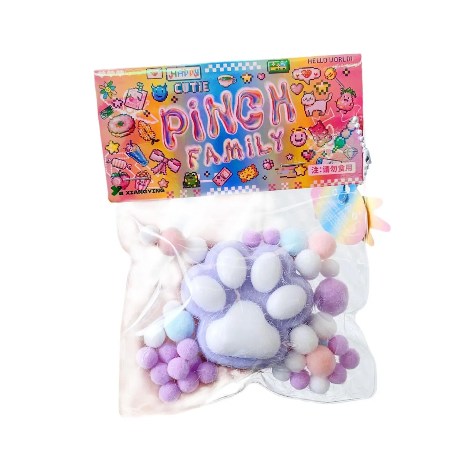 

Мягкая сенсорная игрушка-антистресс из TPR в форме кошачьей лапы для детей и взрослых, для раннего развития и снятия стресса