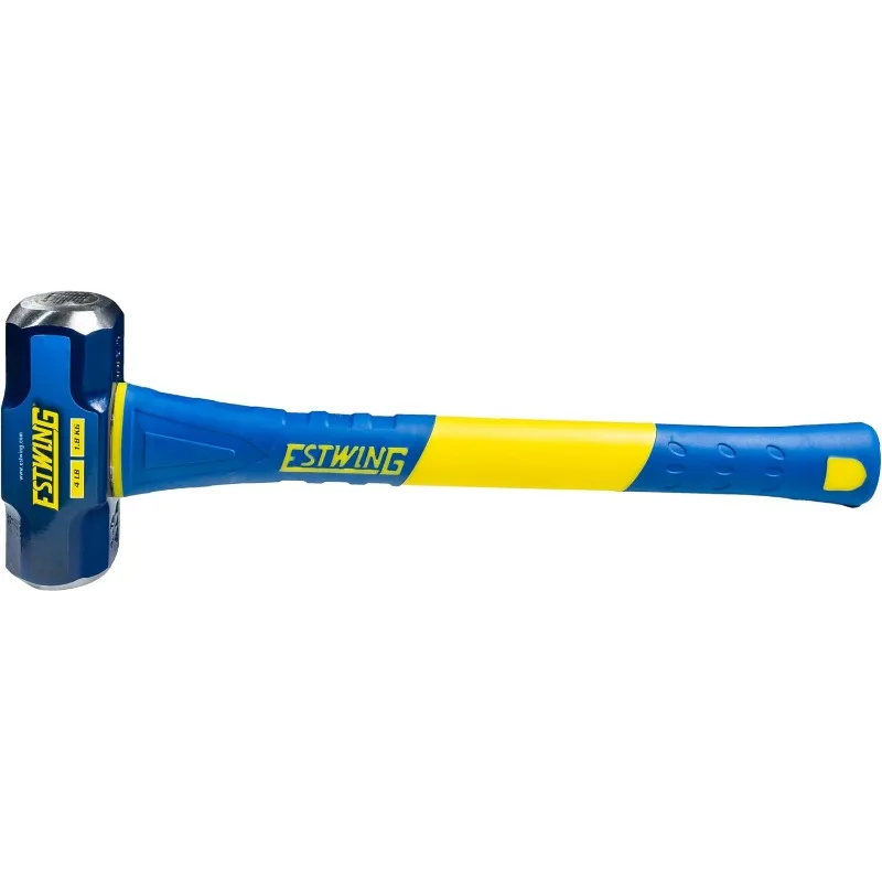 

Estwing 4-Pound Hard Face Sledge Hammer, 50-55 HRC, 16-Inch Fiberglass Handle, Overstrike Protection, Textured Grip