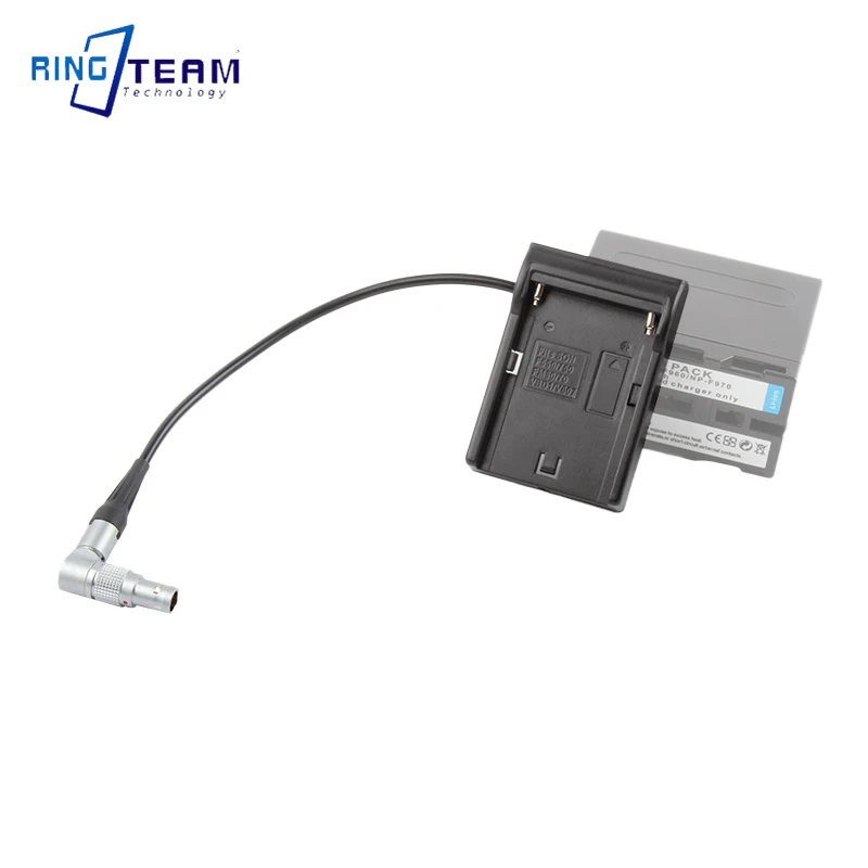 NP-F970 batterie platte zu lemo 4pin fgg 0b männlich für sony NP-F960 np f970 f960 fm50 f550 f570 fm70 fm90 MVC-FD90 MVC-FD91 batterie