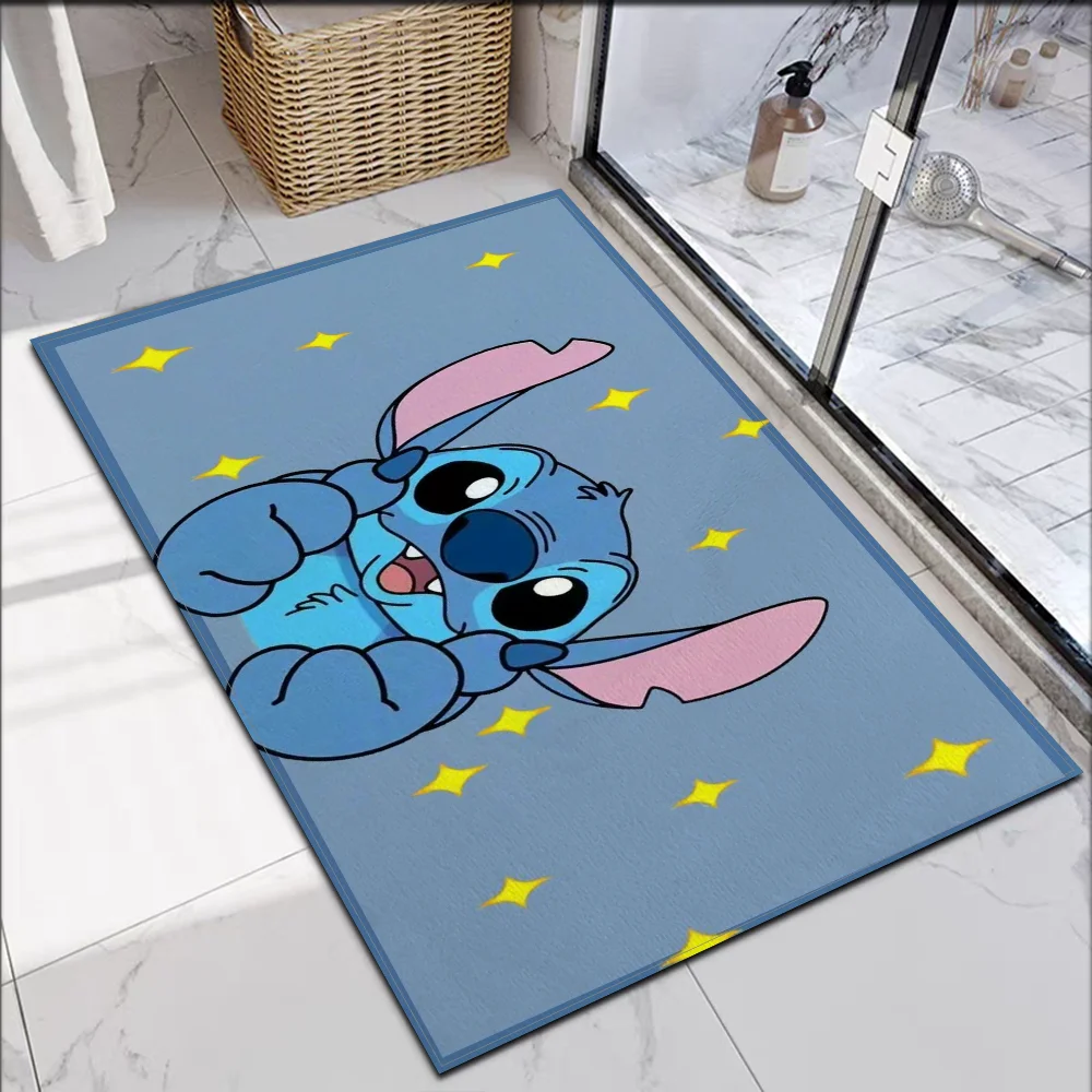 Bathroom Rug Stitch Entrance Mat Kawaii Children Room Mat Cute Carpet for Kitchen Home Custom Doormat Entrance Door Bedroom Mats