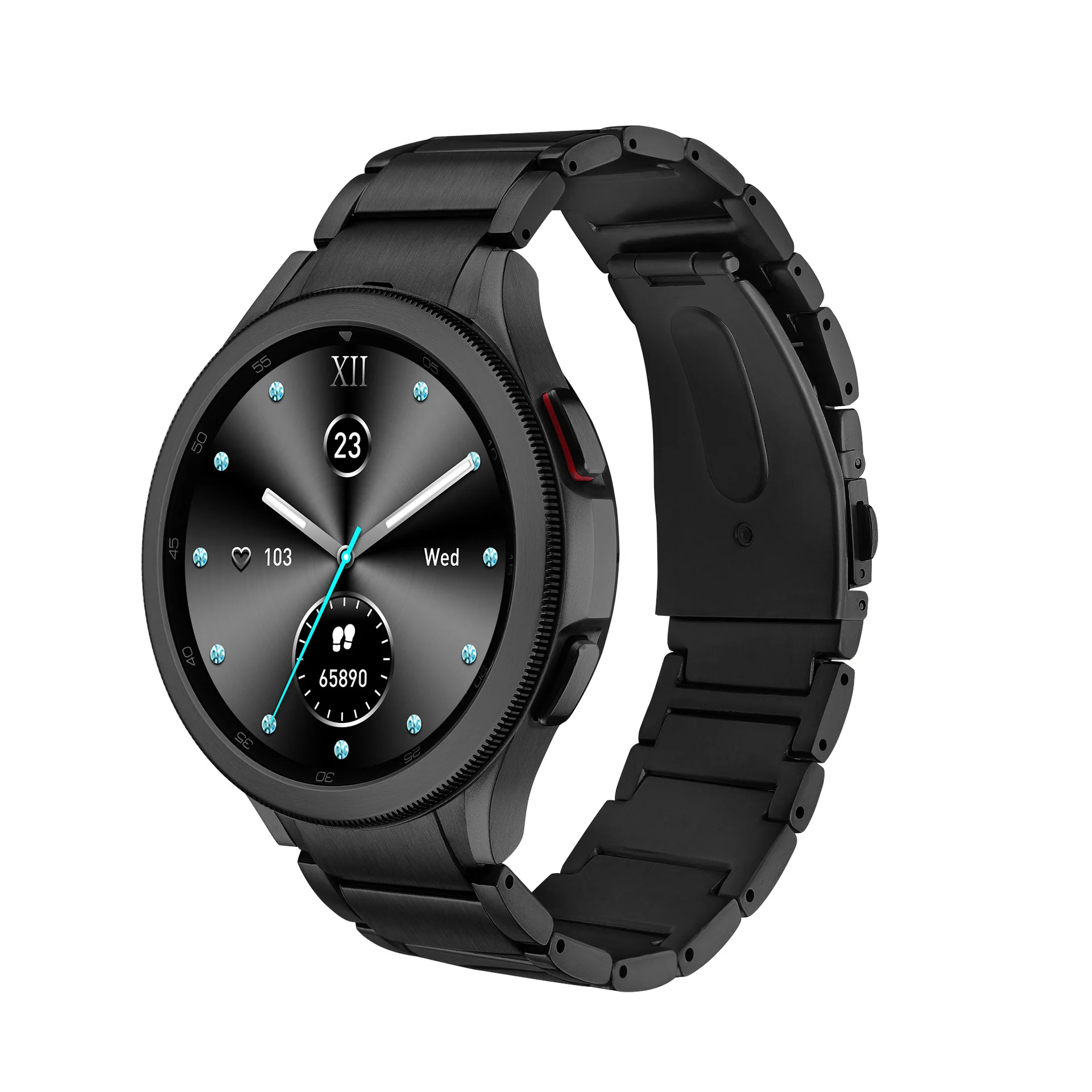 Ремешок титановый для Samsung Galaxy Watch 5 Pro 45 мм/Watch 5 44 мм 40 мм/Watch 4 Classic 46 мм 42 мм