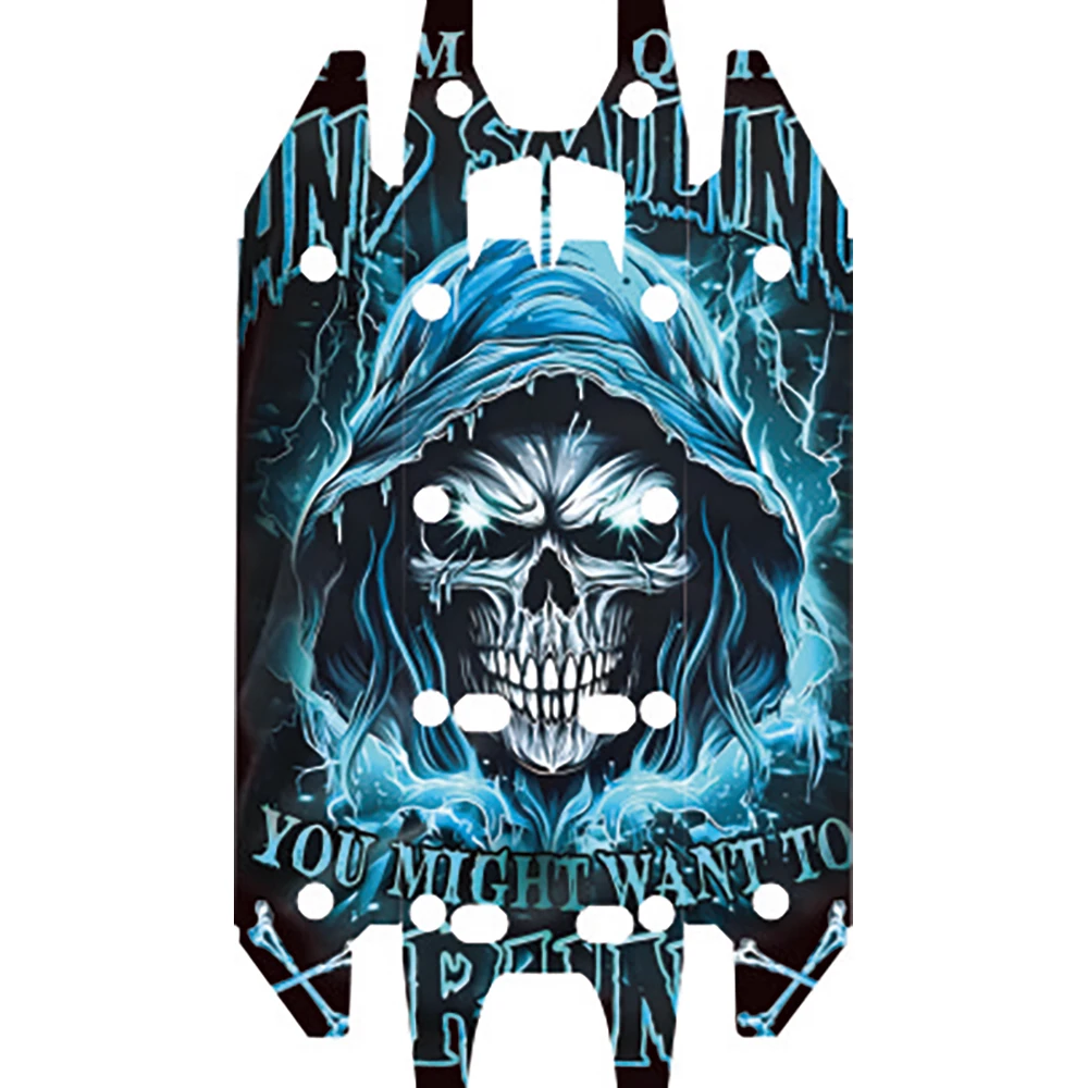 GVM Chassis Skin Protector Chassis Armor Skid Plate Chassis Wrap Kit Chassis Wrap Protection Skin For Traxxas XRT 1/6 8S