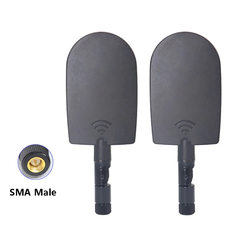 2Pcs 5G 4G Lte Full-Band Router Externe Antenne 600-6000Mhz Gsm/Gprs/2G/Nb Module High-Gain 12dbi Gevouwen Rubberen Staaf Antenne