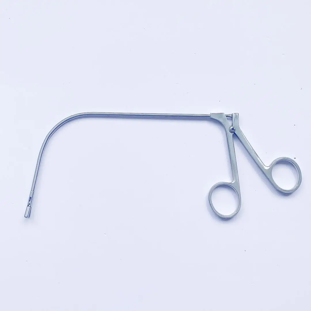 Nanyu pinça laríngea para captura de osso de peixe instrumentos otorrinolaringológicos instrumentos laríngeas