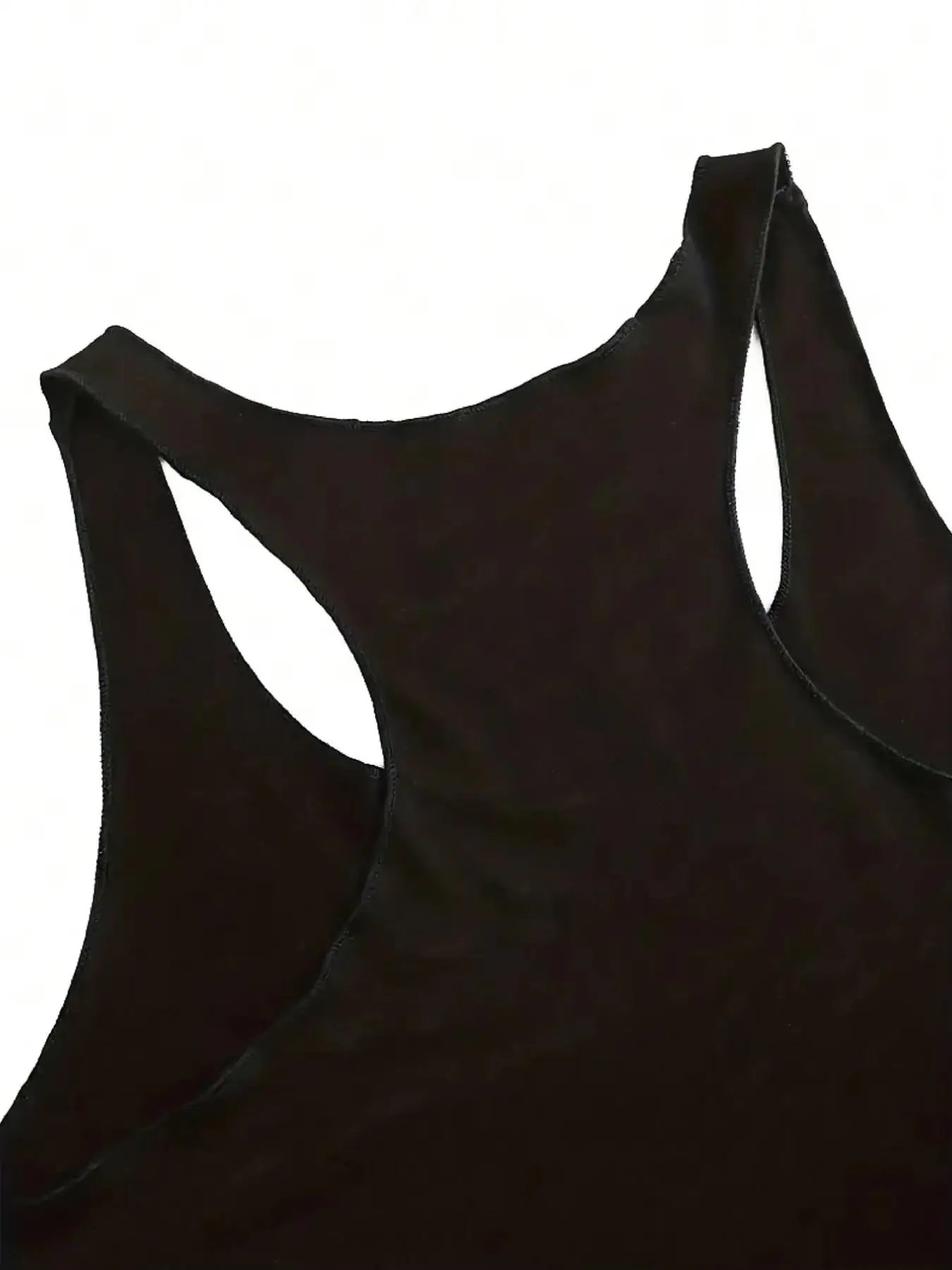 Damen-Weste mit Skelett-Print und I-Rücken, ein lässiges und personalisiertes ärmelloses Sommer-Top im beliebten Stil, perfekt für den Alltag. – Detail 10