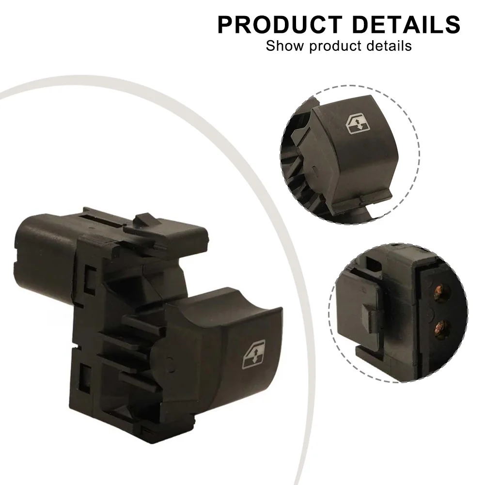 

Direct Fit Rear Glass Switch for Mitsubishi For Outlander 2016 2020 Model Number 8608A319 Left or Right Side ABS Build